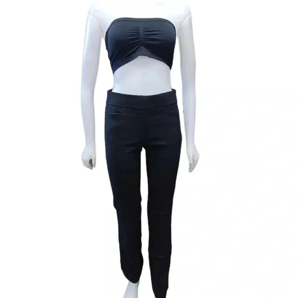 Maurices Mid Rise Boot Cut Stretch Black Pull On Pants  Size Small Reg - Picture 6 of 13